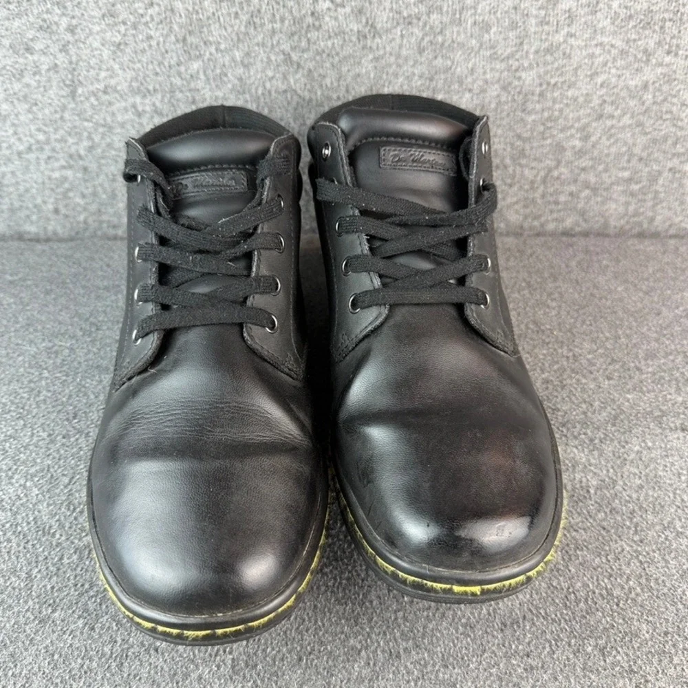 Dr. Martens Maleke Black Leather Casual Boots Sneaker Chukka Mid Mens Size